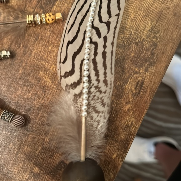 Beautiful hat feathers, decorative feathers, gifts, feathers, rhinestones - Picture 16 of 16